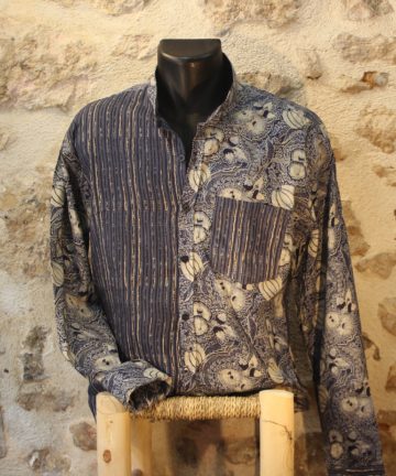 chemise blue stripes